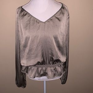 Michael Kors long sleeve blouse size Large